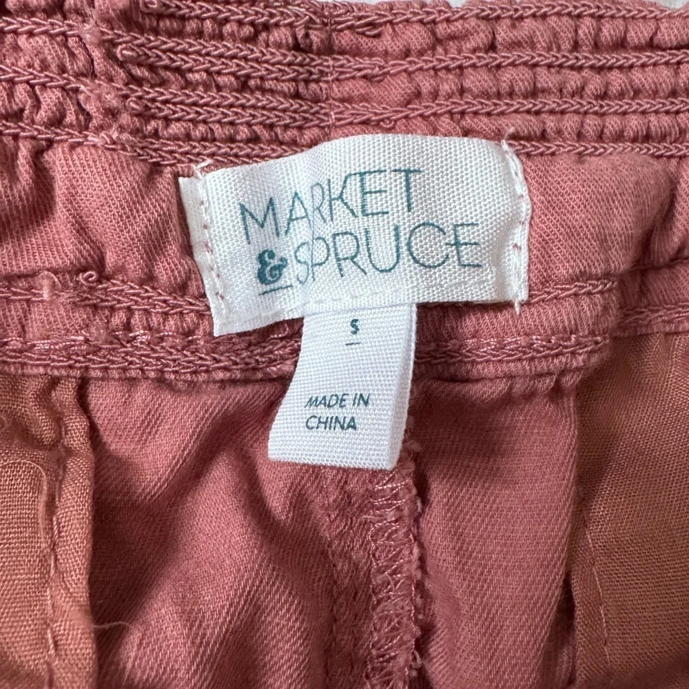 Market & Spruce Freya High Rise Capri Size S in Terra Cotta